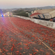 Image for article titled Truck Dumps 150,000 Tomatoes on California Interstate, Italians Weep